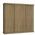 GUARDA-ROUPA ORLANDO C/ 3 PORTAS ONIX